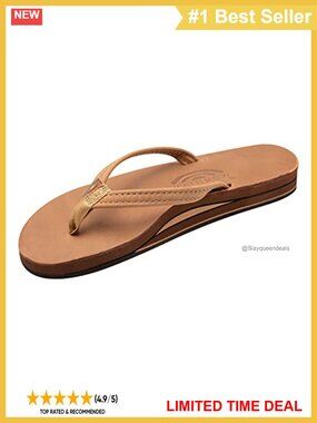 Luxury Leather Flip Flop Sandals Double Layer Arch Support Narrow Strap